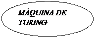 Elipse: M�QUINA DE    TURING